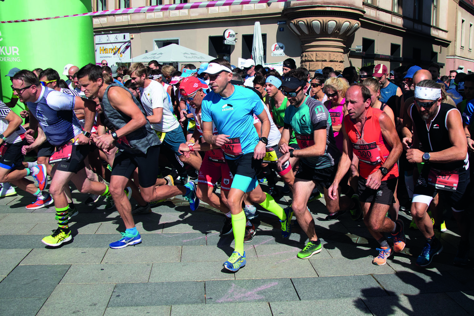 Motivierte Läufer und Läuferinnen beim LE Laufevent 2019 in Leoben