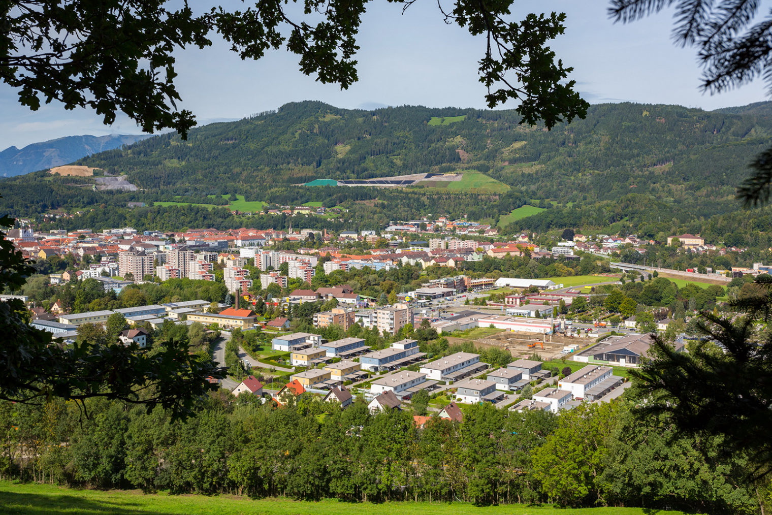 Moderne Reihenhäuser im Stadtteil Lerchenfeld