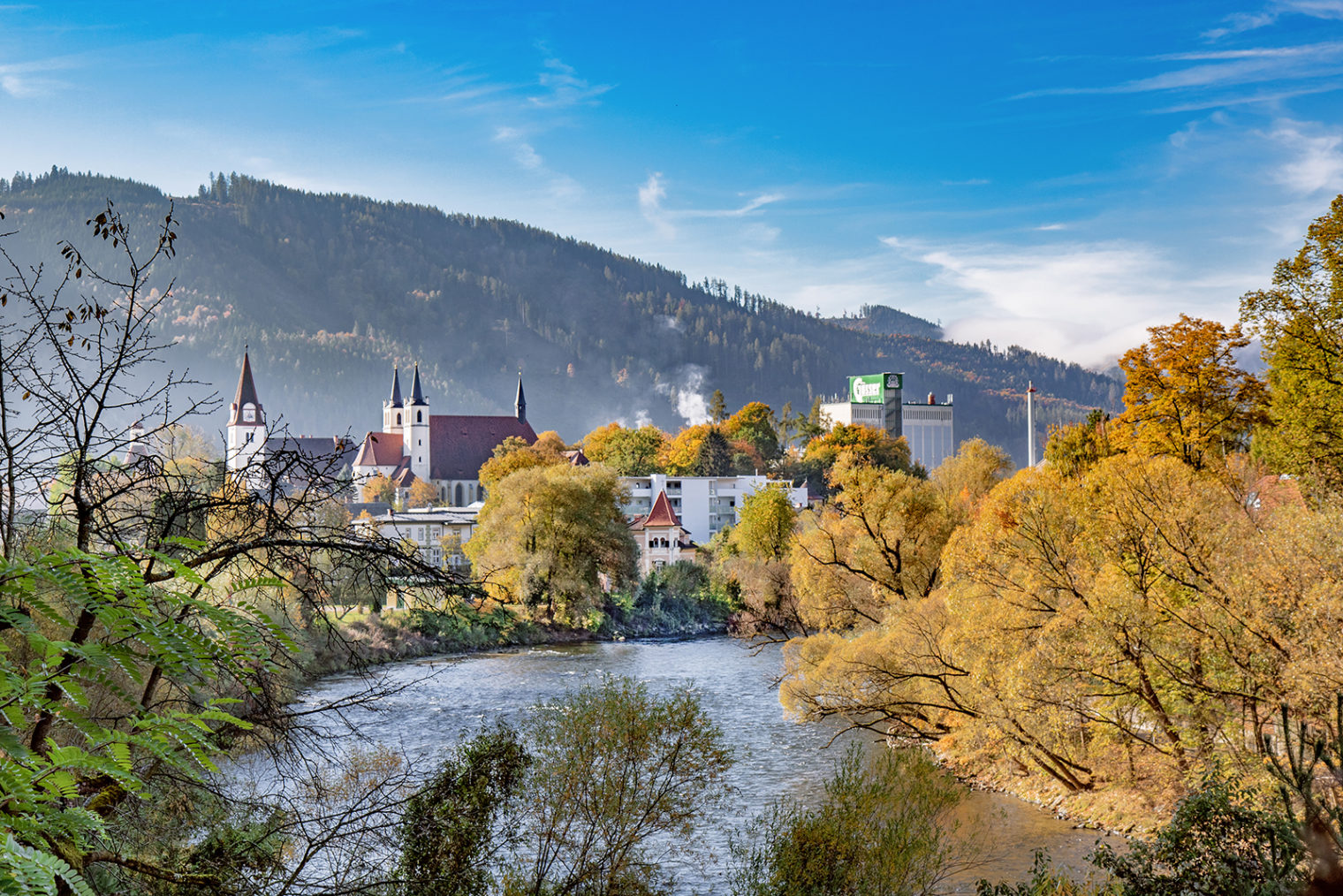 Fernaufnahme Stift Göss